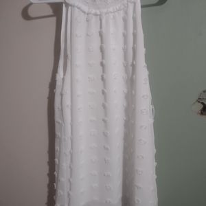 Solid white strapless tank top cami‎ top Vine&love Medium